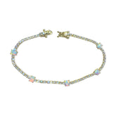 Bailey Opaline Dainty Tennis Bracelet