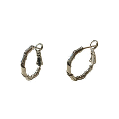 Tiny Bamboo Twist Hoops