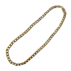 Joellery Gold Filled 20” Flat Thick Cuban Chain Necklace