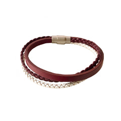 Kory Braided Leather Bracelet