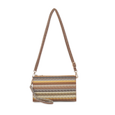Noellery Woven Crossbody Wristlet Handbag