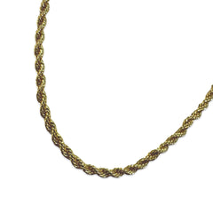 18K Gold Filled 2mm 8” Rope Chain Anklet