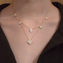 Teardrop Station Necklace