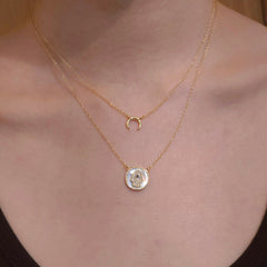 Crescent Mini Horn Necklace