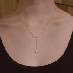 Amy Bezel Adjustable Lariat Necklace