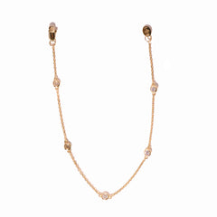 Leah 3mm Bezel Station Bracelet