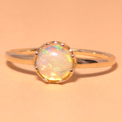 Teresa Milky Opal Ring