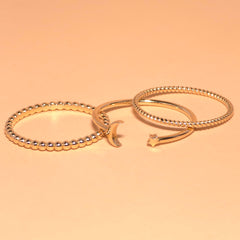 Petra Moon Star Ring