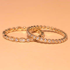 Judy Marquise Pattern Diamond Eternity Ring