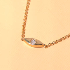 Nina Evil Eye Petite Diamond Bezel Bracelet