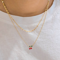 Cherry Pendant Necklace