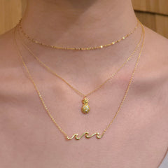 Pineapple Sparkle Necklace