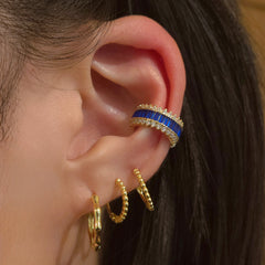 Kufleen Color Luxe Deco Pave Conch Ear Cuff