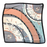 Pastel Calla Lily Flower Silk Scarf