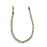18K Gold Filled Flat Cuban Chain Anklet
