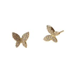 Butterfly Pave Studs