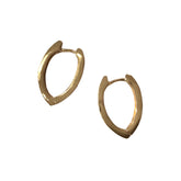 Gold Filled Pointed Huggie Hoop