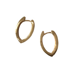 Gold Filled Pointed Huggie Hoop