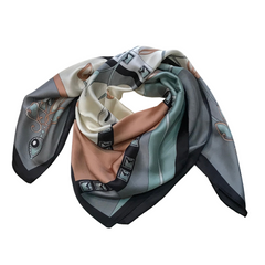 Pastel Calla Lily Flower Silk Scarf