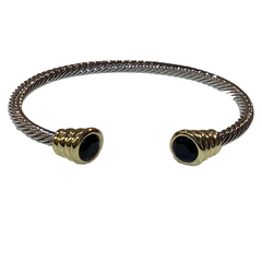 Dyana Round CZ Bangle Bracelet