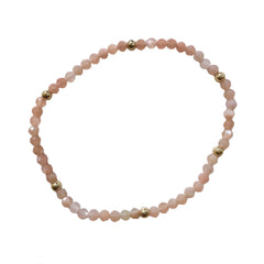 Sterling Silver Beaded Gemstone Bracelet