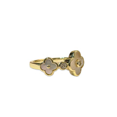 Flora Trio Mother of Pearl Ring