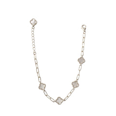 Flora Station Paperclip Chain Bracelet