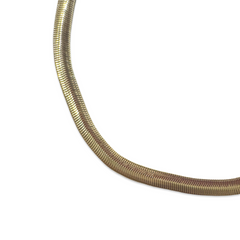 Azira Gold Filled 16” Flat Herringbone Necklace