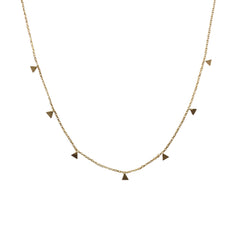 Kerry Tiny Triangle Dangling Necklace