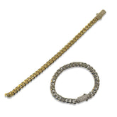 John Gold Filled 8mm Chain Bracelet