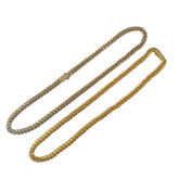 John Gold Filled 24” 8mm Long Cuban Buckle Chain