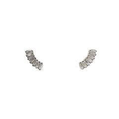 Curved Baguette Bar Studs