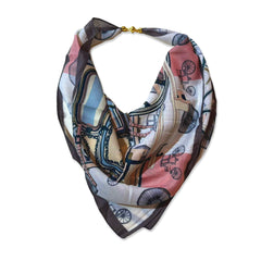 Noellery Carriage Design Magnetic Scarf
