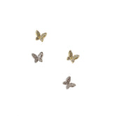 Teeny Sparkle Butterfly Studs