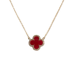 Flora Red Large Necklace