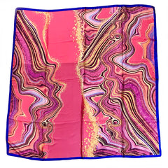 Spring Pink Swirl Scarf