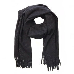 Noellery Glitter Tassel Scarf