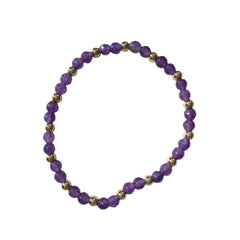 Polly Gemstone Gold Beads Bracelet