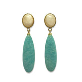 Nicolette Gemstone Teardrop Earrings