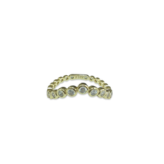 Noelia Arched Bezel Deco Eternity Ring