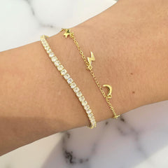 Moon Star Lightning Bolt Spiritual Charm Bracelet