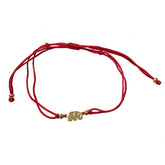 Tiny Elephant Red Thread Bracelet