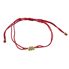 Tiny Elephant Red Thread Bracelet