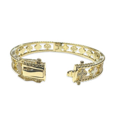 Flora Bangle Cuff Bracelet