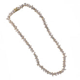 Noellery Teardrop Rectangle Baguette Tennis Eternity Necklace