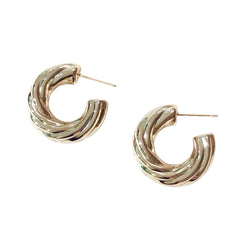 Stainless Steel Open Twist Hoops