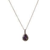 Tina Mystic Topaz Teardrop Necklace