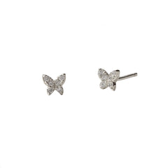 Teeny Sparkle Butterfly Studs