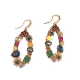 Sparkle Color Statement Earrings