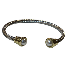 Dyana Round CZ Bangle Bracelet